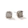 Kasi's new round design copper-inlaid zircon stud earrings, a cold style, are a niche, high-end and fashionable accessory. Wholesale in Yiwu Item Picture